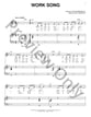 Work Song piano sheet music cover